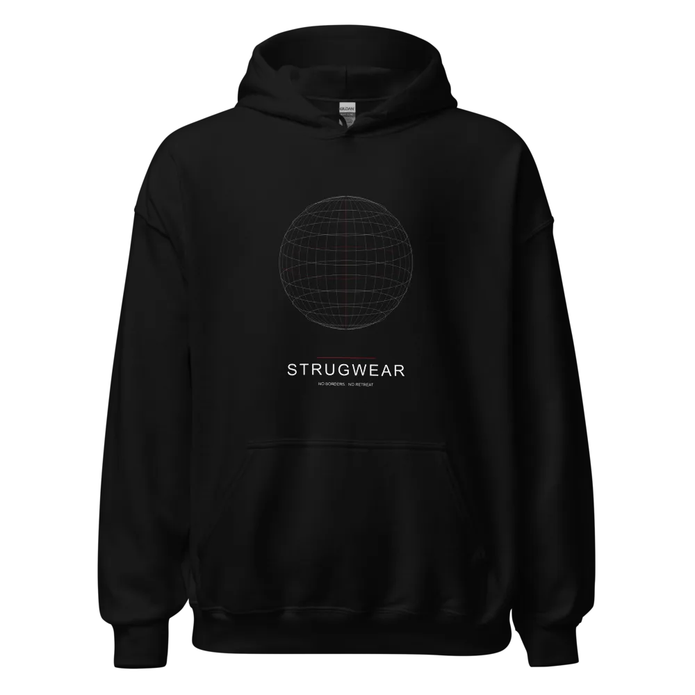 Globe Hoodie, Black