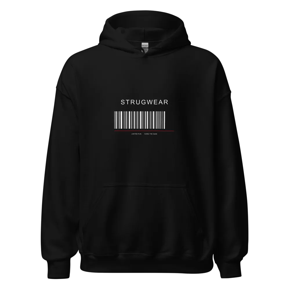 Barcode Hoodie, Black