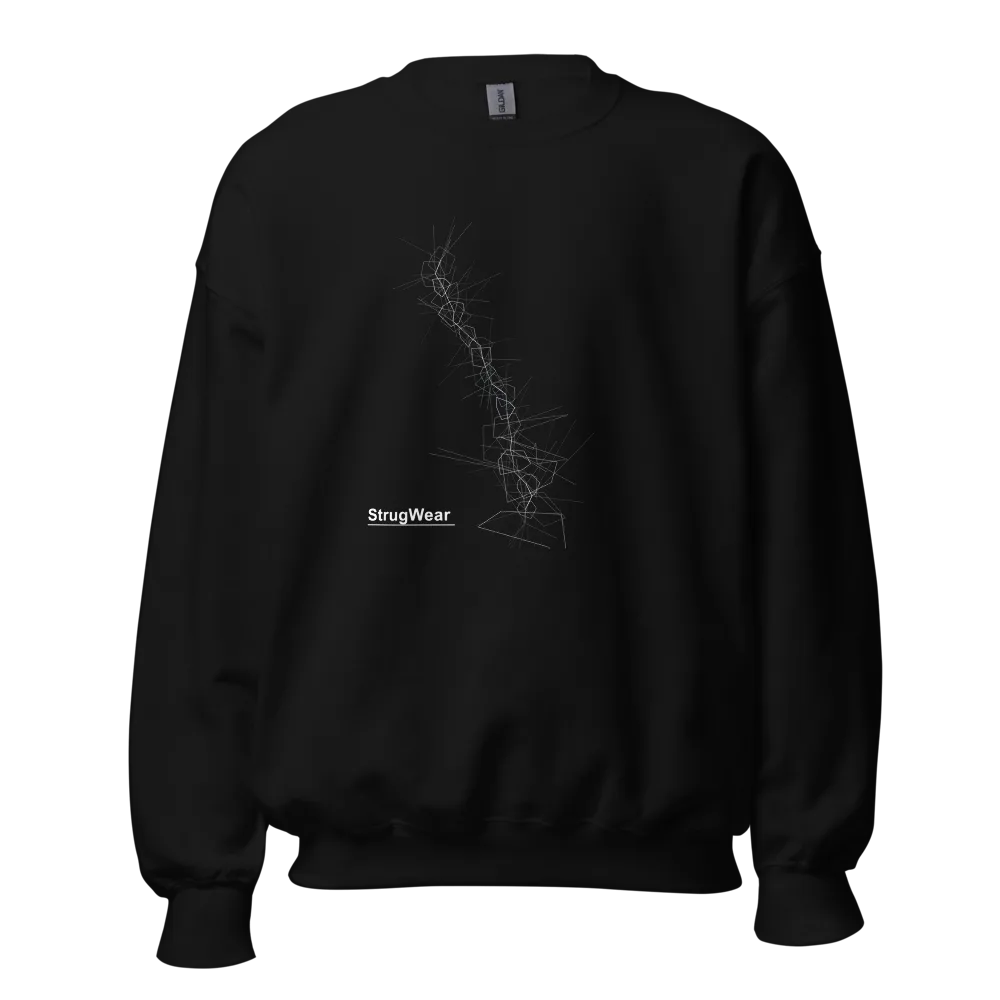 Exoskeleton Crewneck, Black