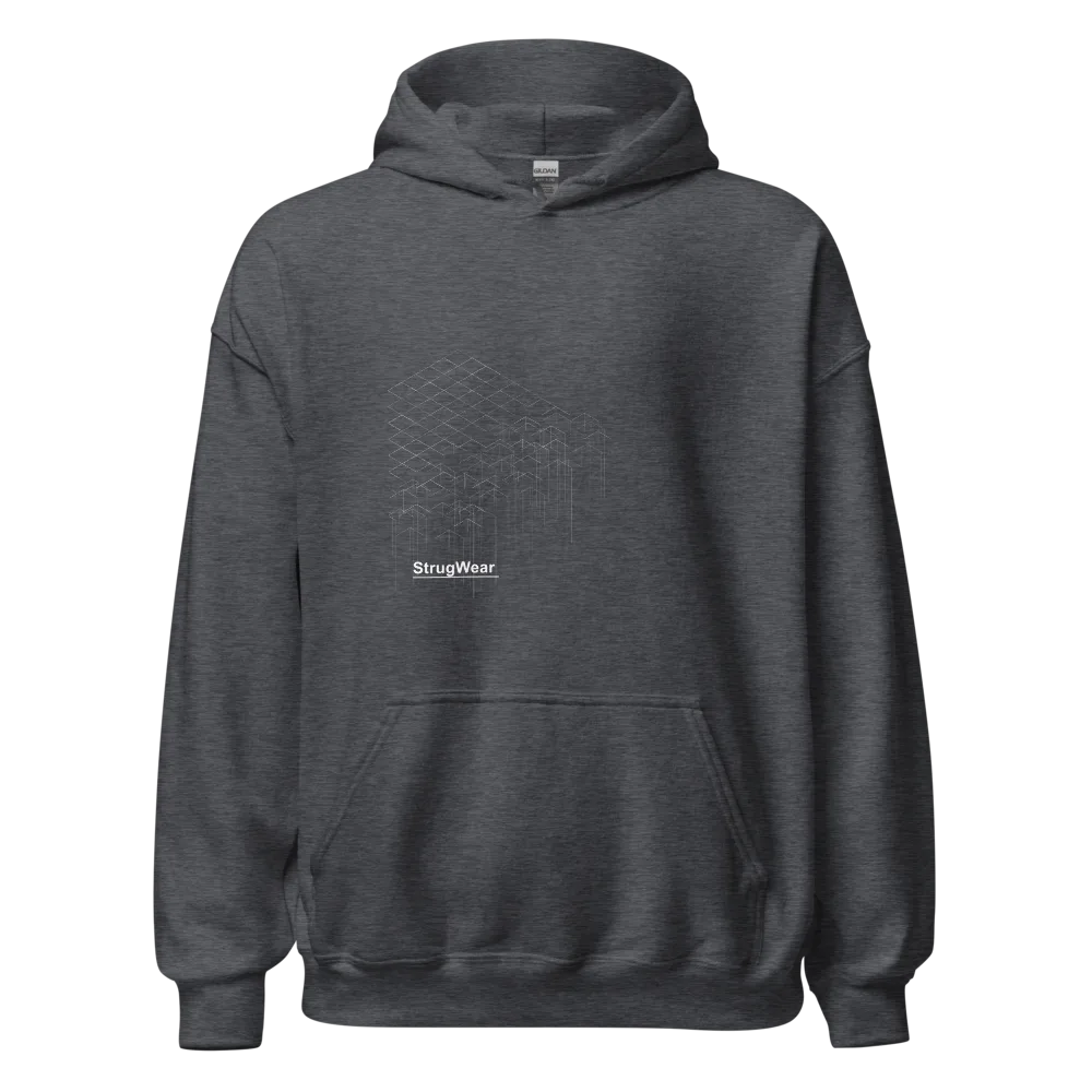 Collapse Hoodie, Dark Heather
