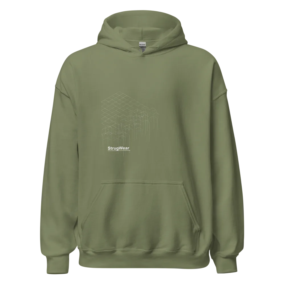 Collapse Hoodie, Military Green